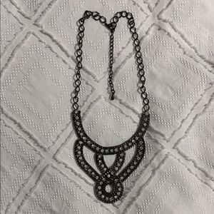 Chic Black and Silver Necklace